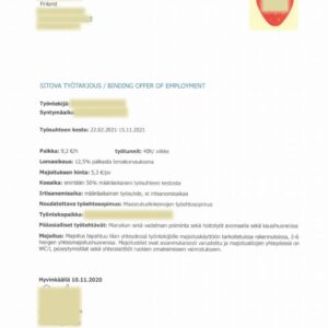 Finland Work Contact