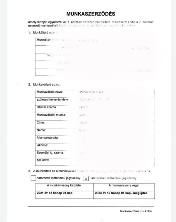 Hungary Work Permit