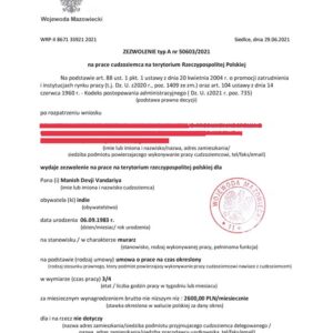 Poland Work Permit