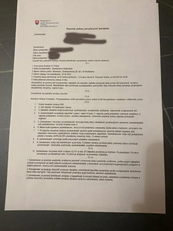 Slovakia Work Permit - Image 3