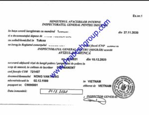 Romania work permit