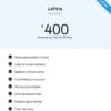 For Latvia Work Permit 50% Service Charge