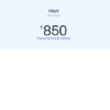 For Italy (Nulla Osta) Work Permit Full Service Charge