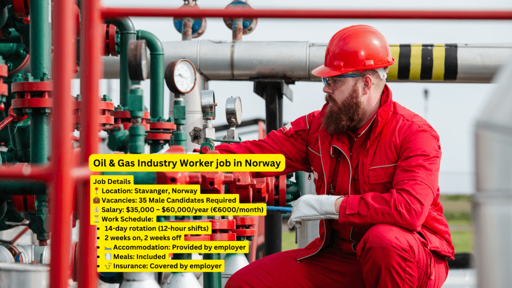 Oil & Gas Industry Worker job in Norway
