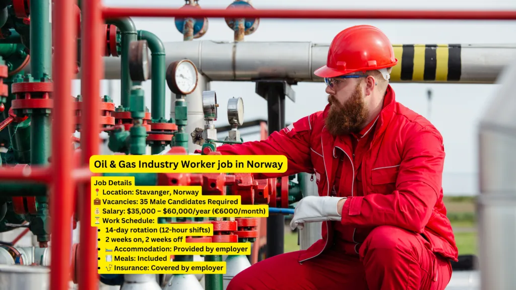 Oil & Gas Industry Worker job in Norway