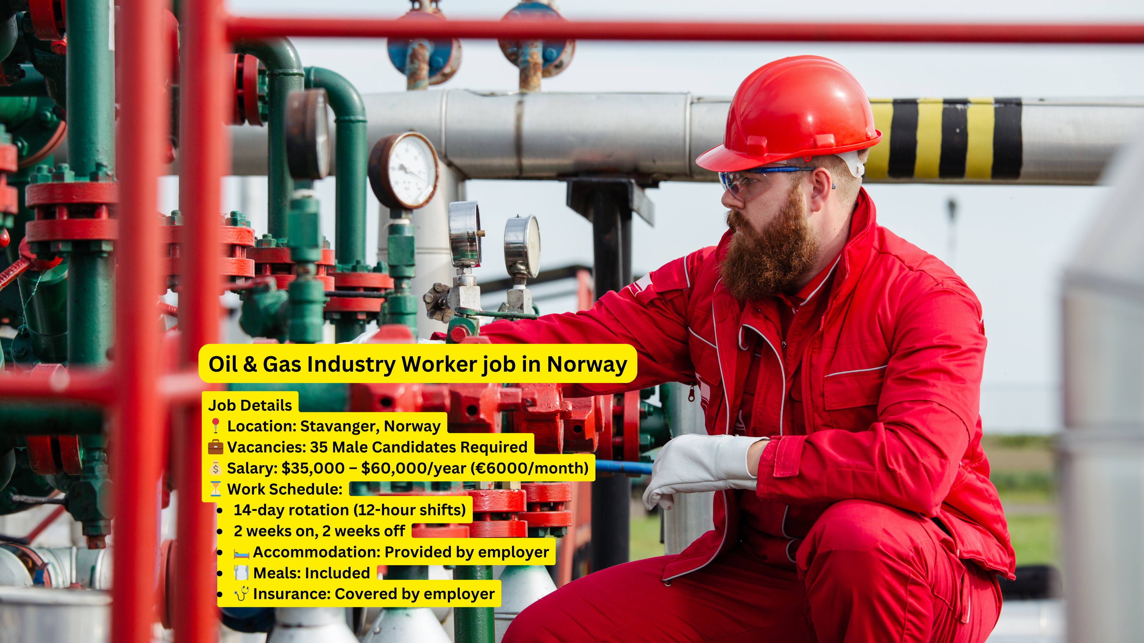 Oil & Gas Industry Worker job in Norway