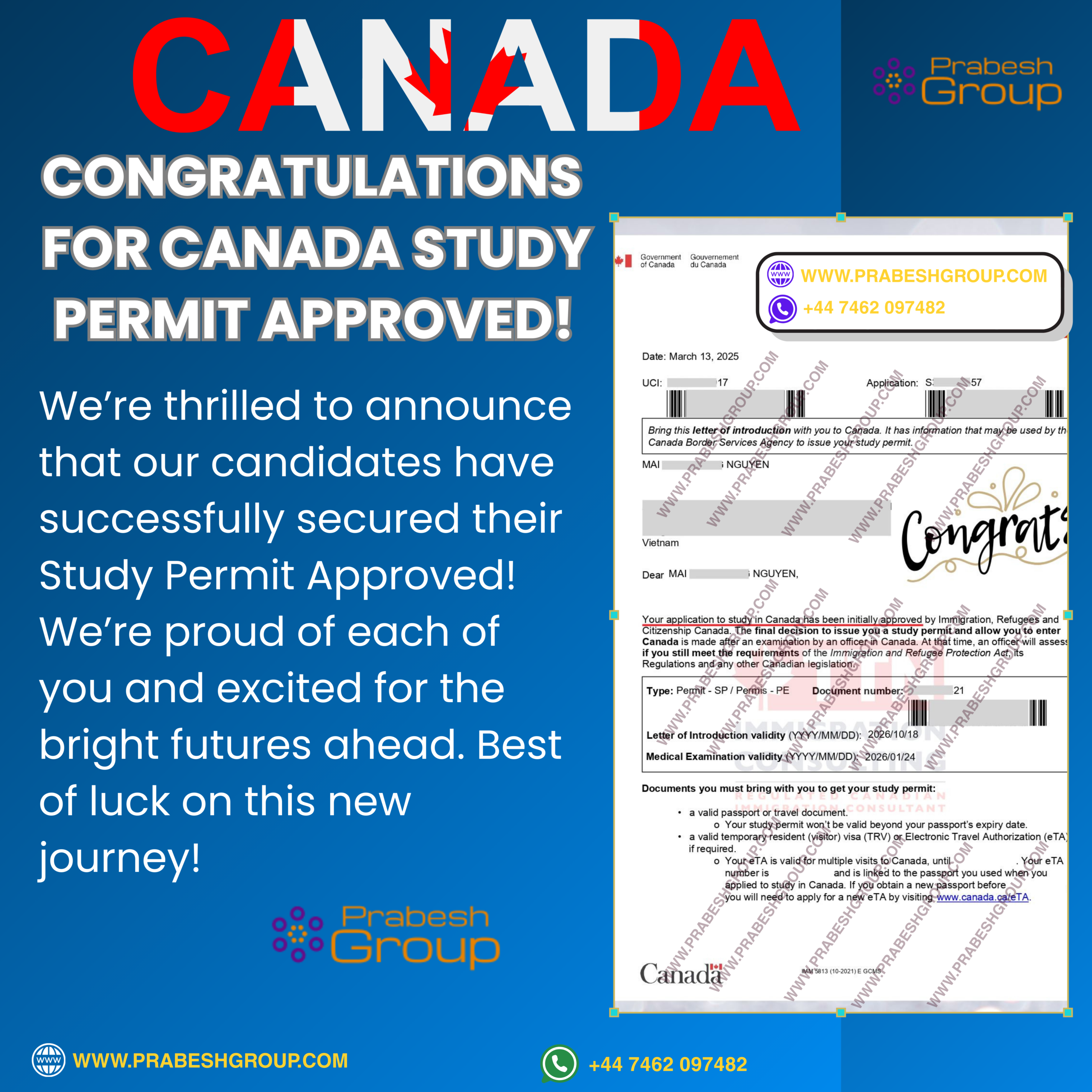 Canada Study Permit