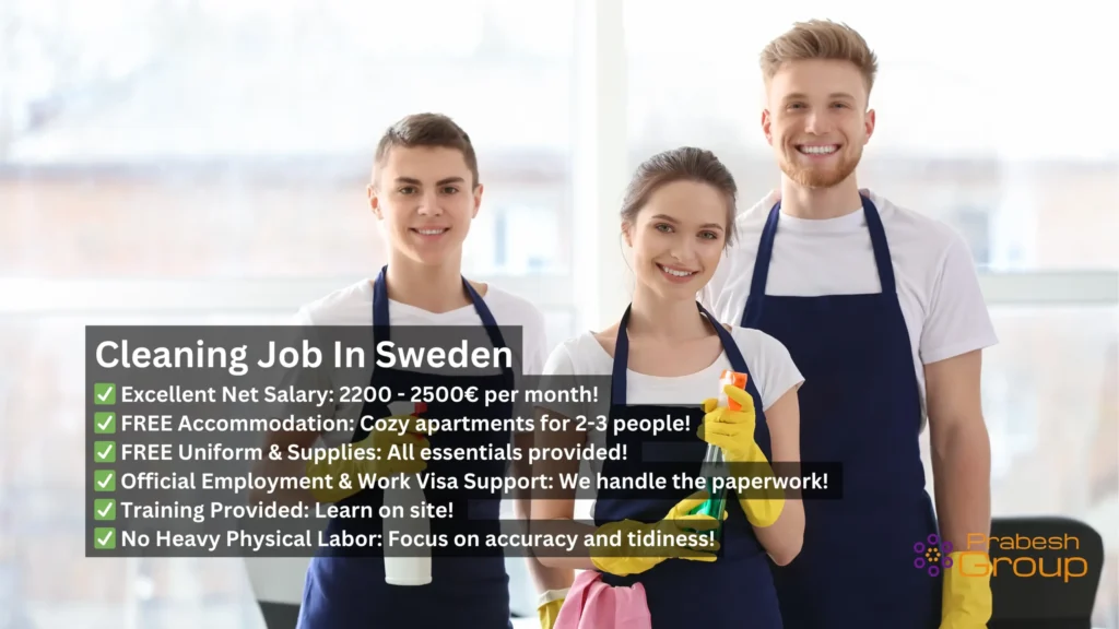 Cleaning Job In Sweden