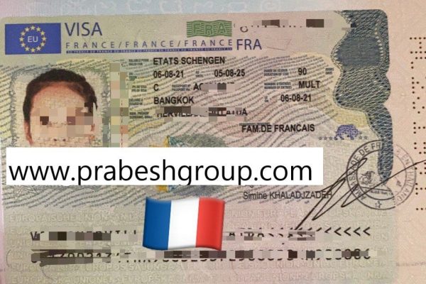 France 4 Years multipal Visa