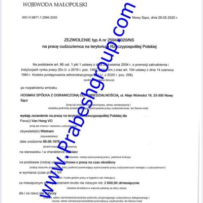 Poland work permit