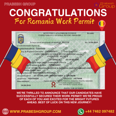 Romania Work Permit 1