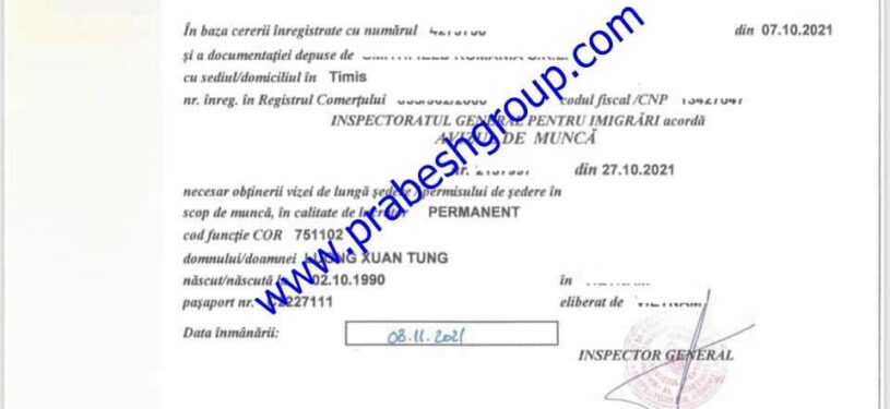 Romania Work Permit10