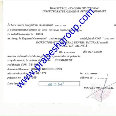 Romania Work Permit11