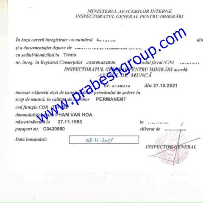 Romania Work Permit2