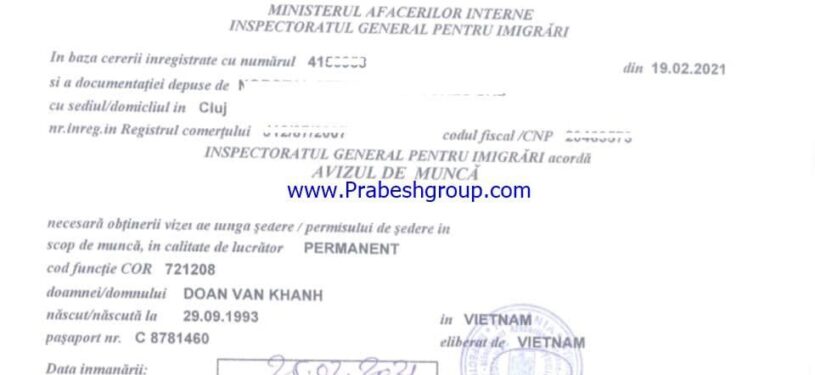 Romania Work Permit4