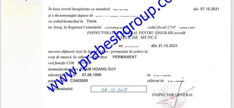 Romania Work Permit7
