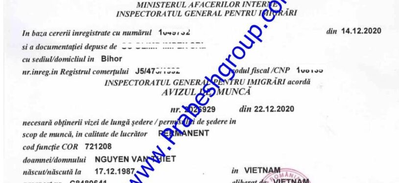 Romania Work Permit7