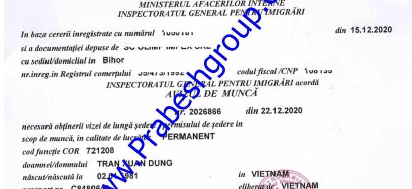 Romania Work Permit9