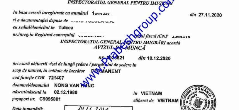 Romania work permit22