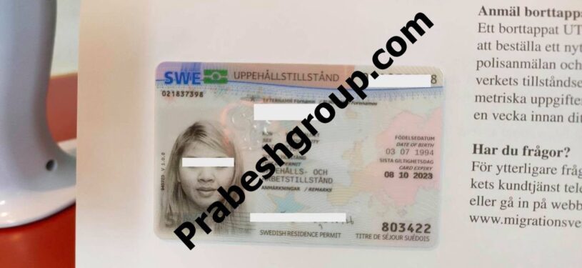 Sweden Residence Permit 456